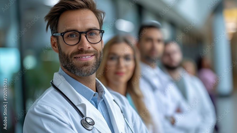Concepto de personal sanitario en su puesto de trabajo. Generado por IA. Concepto de personal sanitario en su puesto de trabajo. Generado por IA.