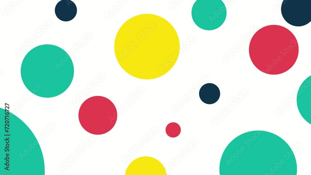 Seamless Multicolored Animated Background Seamless Multicolored Animated Background
