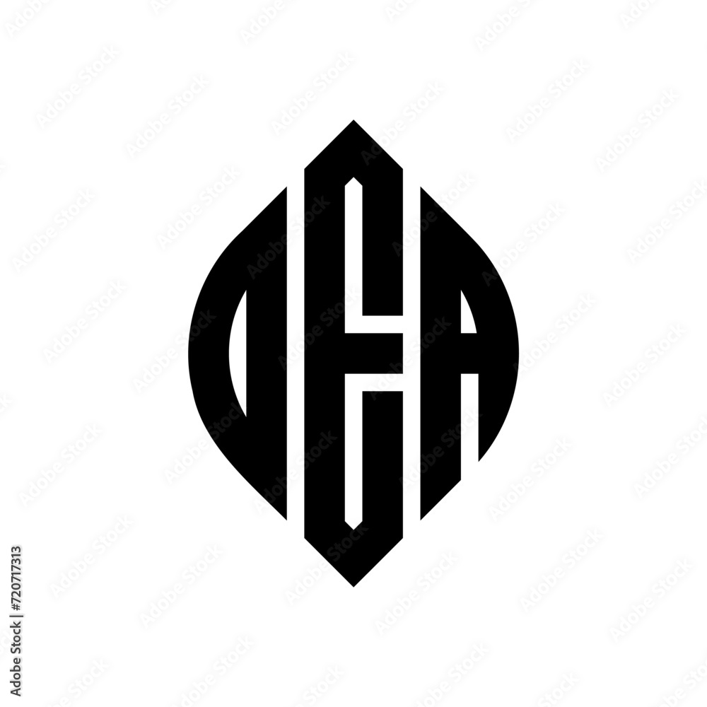 DEA circle letter logo design with circle and ellipse shape. DEA ellipse letters with typographic style. The three initials form a circle logo. DEA circle emblem abstract monogram letter mark vector. DEA circle letter logo design with circle and ellipse shape. DEA ellipse letters with typographic style. The three initials form a circle logo. DEA circle emblem abstract monogram letter mark vector.