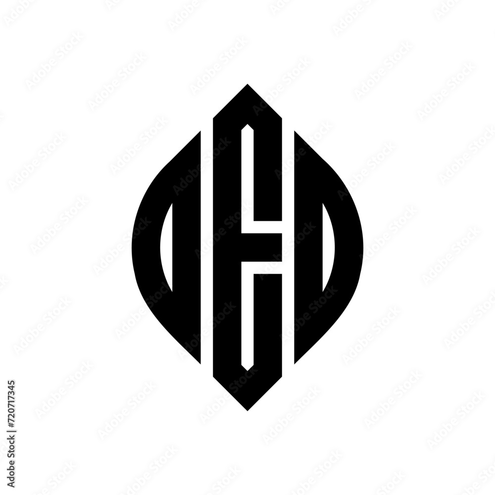 DED circle letter logo design with circle and ellipse shape. DED ellipse letters with typographic style. The three initials form a circle logo. DED circle emblem abstract monogram letter mark vector. DED circle letter logo design with circle and ellipse shape. DED ellipse letters with typographic style. The three initials form a circle logo. DED circle emblem abstract monogram letter mark vector.