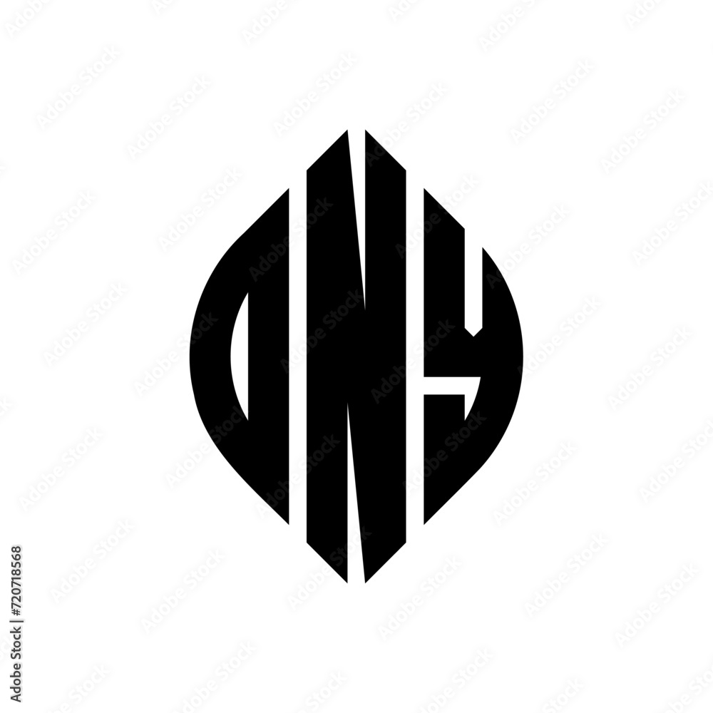 DNY circle letter logo design with circle and ellipse shape. DNY ellipse letters with typographic style. The three initials form a circle logo. DNY circle emblem abstract monogram letter mark vector. DNY circle letter logo design with circle and ellipse shape. DNY ellipse letters with typographic style. The three initials form a circle logo. DNY circle emblem abstract monogram letter mark vector.