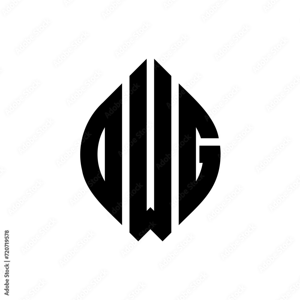 DWG circle letter logo design with circle and ellipse shape. DWG ellipse letters with typographic style. The three initials form a circle logo. DWG circle emblem abstract monogram letter mark vector. DWG circle letter logo design with circle and ellipse shape. DWG ellipse letters with typographic style. The three initials form a circle logo. DWG circle emblem abstract monogram letter mark vector.