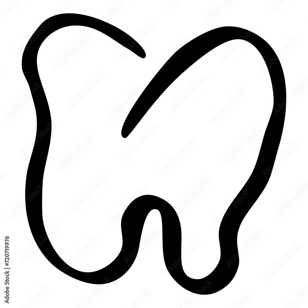 tooth, simple vector doodle, hand draw sketch tooth, simple vector doodle, hand draw sketch