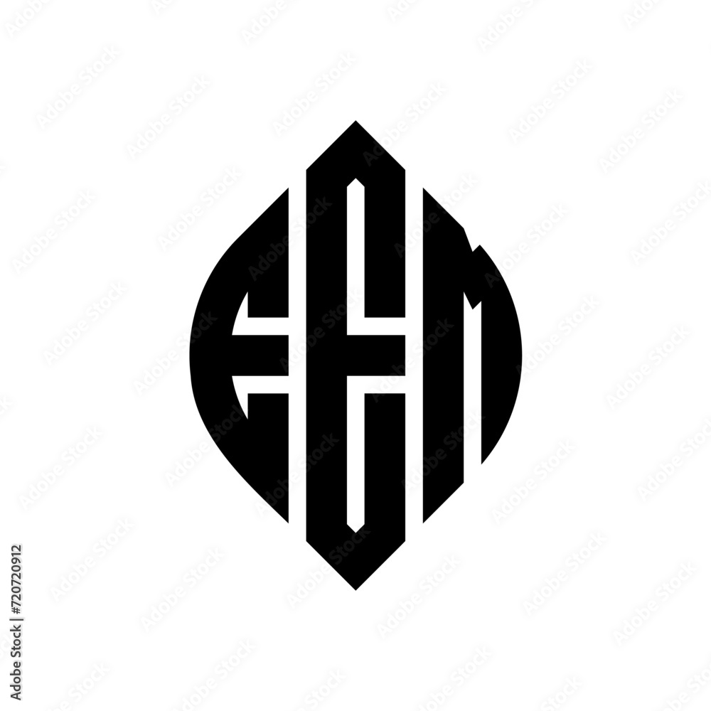 EEM circle letter logo design with circle and ellipse shape. EEM ellipse letters with typographic style. The three initials form a circle logo. EEM Circle Emblem Abstract Monogram Letter Mark Vector. EEM circle letter logo design with circle and ellipse shape. EEM ellipse letters with typographic style. The three initials form a circle logo. EEM Circle Emblem Abstract Monogram Letter Mark Vector.