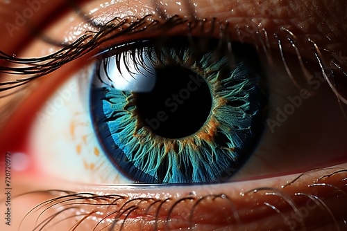 Human eye close up photo