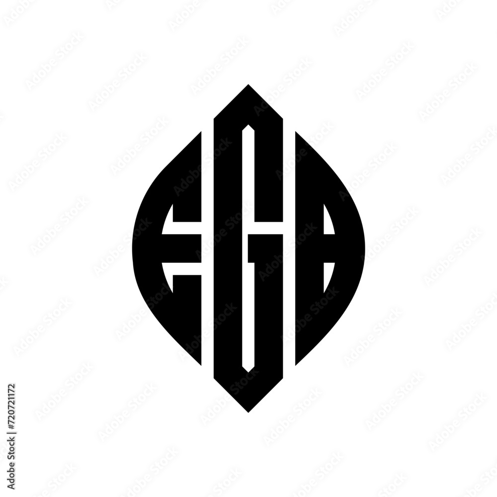EGB circle letter logo design with circle and ellipse shape. EGB ellipse letters with typographic style. The three initials form a circle logo. EGB Circle Emblem Abstract Monogram Letter Mark Vector. EGB circle letter logo design with circle and ellipse shape. EGB ellipse letters with typographic style. The three initials form a circle logo. EGB Circle Emblem Abstract Monogram Letter Mark Vector.