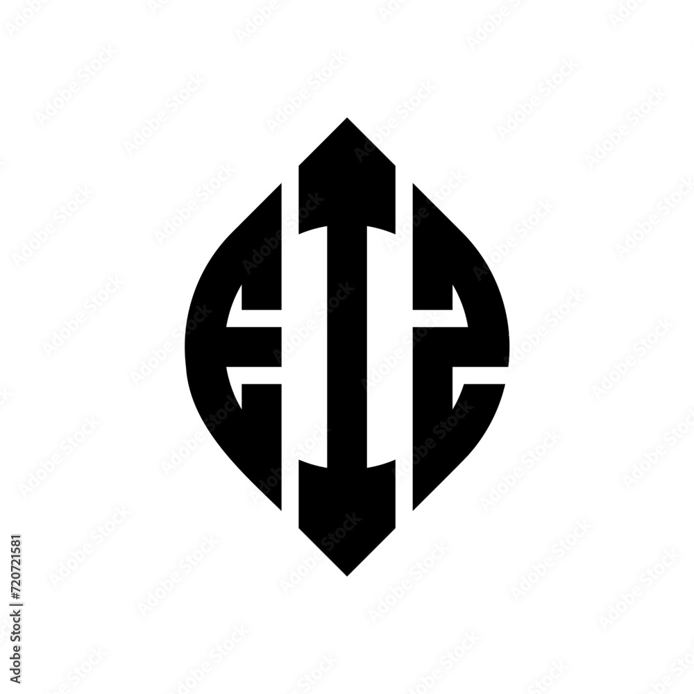 EIZ circle letter logo design with circle and ellipse shape. EIZ ellipse letters with typographic style. The three initials form a circle logo. EIZ Circle Emblem Abstract Monogram Letter Mark Vector. EIZ circle letter logo design with circle and ellipse shape. EIZ ellipse letters with typographic style. The three initials form a circle logo. EIZ Circle Emblem Abstract Monogram Letter Mark Vector.