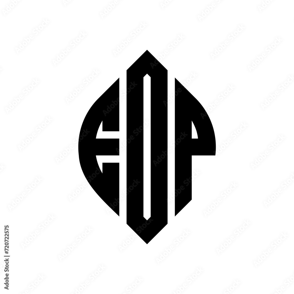 EOP circle letter logo design with circle and ellipse shape. EOP ellipse letters with typographic style. The three initials form a circle logo. EOP Circle Emblem Abstract Monogram Letter Mark Vector. EOP circle letter logo design with circle and ellipse shape. EOP ellipse letters with typographic style. The three initials form a circle logo. EOP Circle Emblem Abstract Monogram Letter Mark Vector.