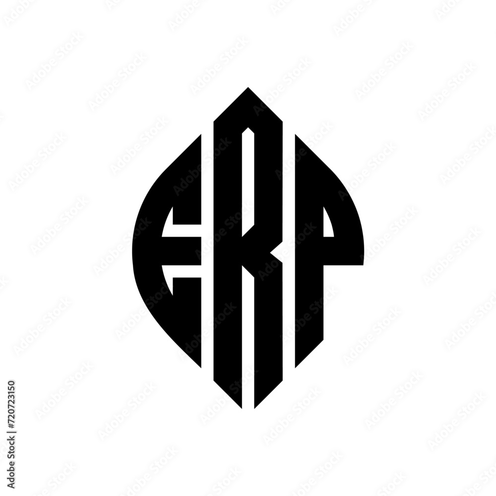 ERP circle letter logo design with circle and ellipse shape. ERP ellipse letters with typographic style. The three initials form a circle logo. ERP Circle Emblem Abstract Monogram Letter Mark Vector. ERP circle letter logo design with circle and ellipse shape. ERP ellipse letters with typographic style. The three initials form a circle logo. ERP Circle Emblem Abstract Monogram Letter Mark Vector.