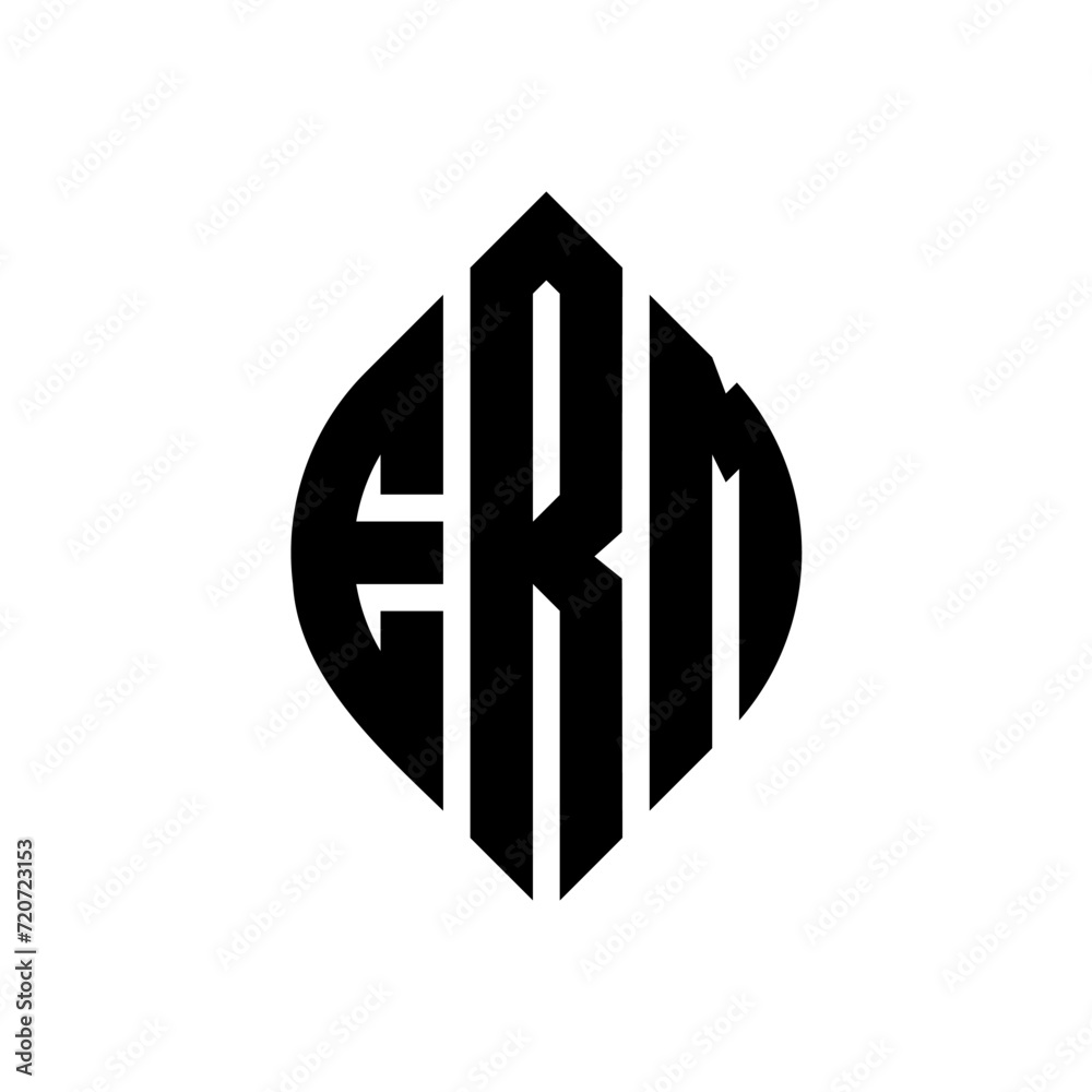 ERM circle letter logo design with circle and ellipse shape. ERM ellipse letters with typographic style. The three initials form a circle logo. ERM Circle Emblem Abstract Monogram Letter Mark Vector. ERM circle letter logo design with circle and ellipse shape. ERM ellipse letters with typographic style. The three initials form a circle logo. ERM Circle Emblem Abstract Monogram Letter Mark Vector.