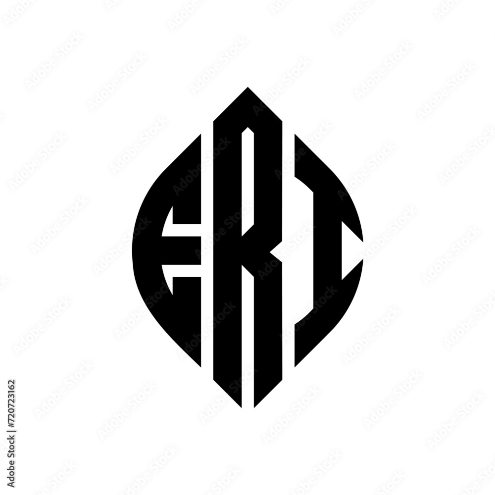 ERI circle letter logo design with circle and ellipse shape. ERI ellipse letters with typographic style. The three initials form a circle logo. ERI Circle Emblem Abstract Monogram Letter Mark Vector. ERI circle letter logo design with circle and ellipse shape. ERI ellipse letters with typographic style. The three initials form a circle logo. ERI Circle Emblem Abstract Monogram Letter Mark Vector.