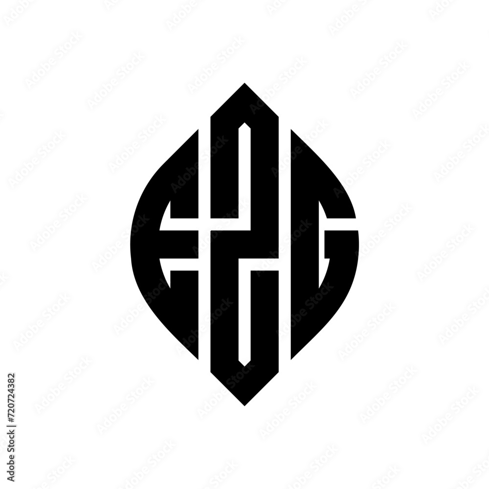 EZG circle letter logo design with circle and ellipse shape. EZG ellipse letters with typographic style. The three initials form a circle logo. EZG Circle Emblem Abstract Monogram Letter Mark Vector. EZG circle letter logo design with circle and ellipse shape. EZG ellipse letters with typographic style. The three initials form a circle logo. EZG Circle Emblem Abstract Monogram Letter Mark Vector.