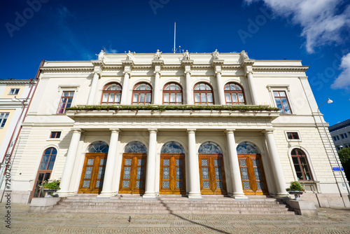 Neoclassical facade of the ...