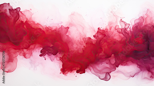 abstract red smoke