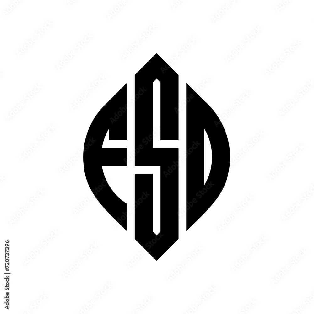 FSD circle letter logo design with circle and ellipse shape. FSD ellipse letters with typographic style. The three initials form a circle logo. FSD Circle Emblem Abstract Monogram Letter Mark Vector. FSD circle letter logo design with circle and ellipse shape. FSD ellipse letters with typographic style. The three initials form a circle logo. FSD Circle Emblem Abstract Monogram Letter Mark Vector.