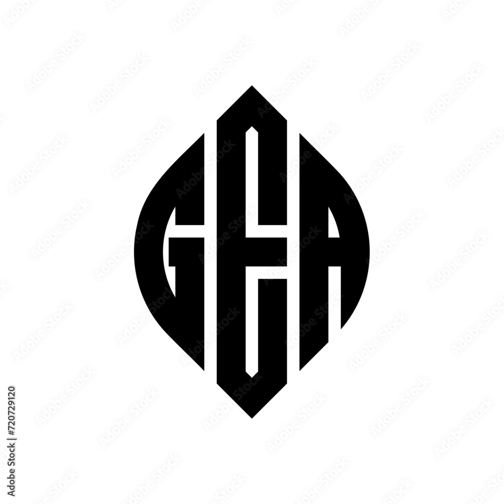 GEA circle letter logo design with circle and ellipse shape. GEA ellipse letters with typographic style. The three initials form a circle logo. GEA Circle Emblem Abstract Monogram Letter Mark Vector. GEA circle letter logo design with circle and ellipse shape. GEA ellipse letters with typographic style. The three initials form a circle logo. GEA Circle Emblem Abstract Monogram Letter Mark Vector.