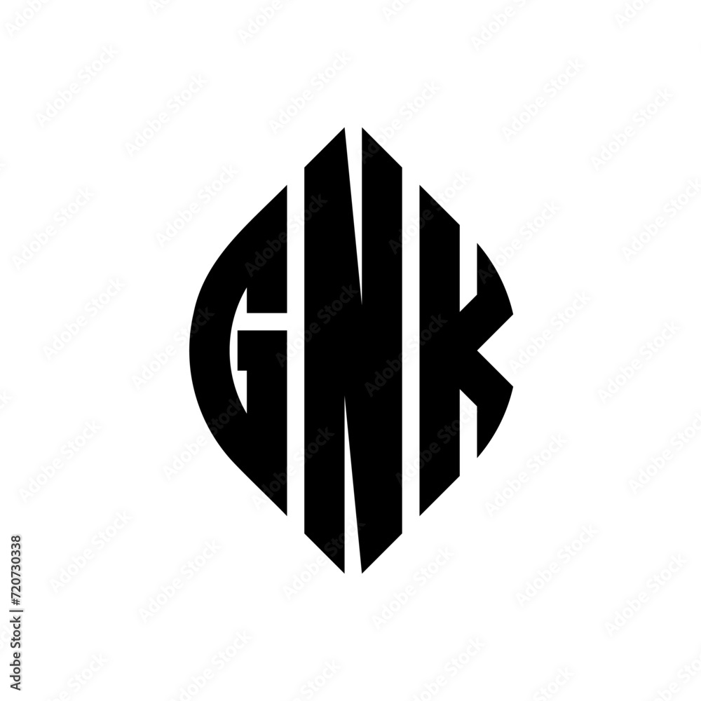 GNK circle letter logo design with circle and ellipse shape. GNK ellipse letters with typographic style. The three initials form a circle logo. GNK Circle Emblem Abstract Monogram Letter Mark Vector. GNK circle letter logo design with circle and ellipse shape. GNK ellipse letters with typographic style. The three initials form a circle logo. GNK Circle Emblem Abstract Monogram Letter Mark Vector.