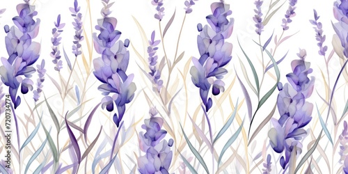 Lavender seamless pattern of blurring lines in different pastel colours