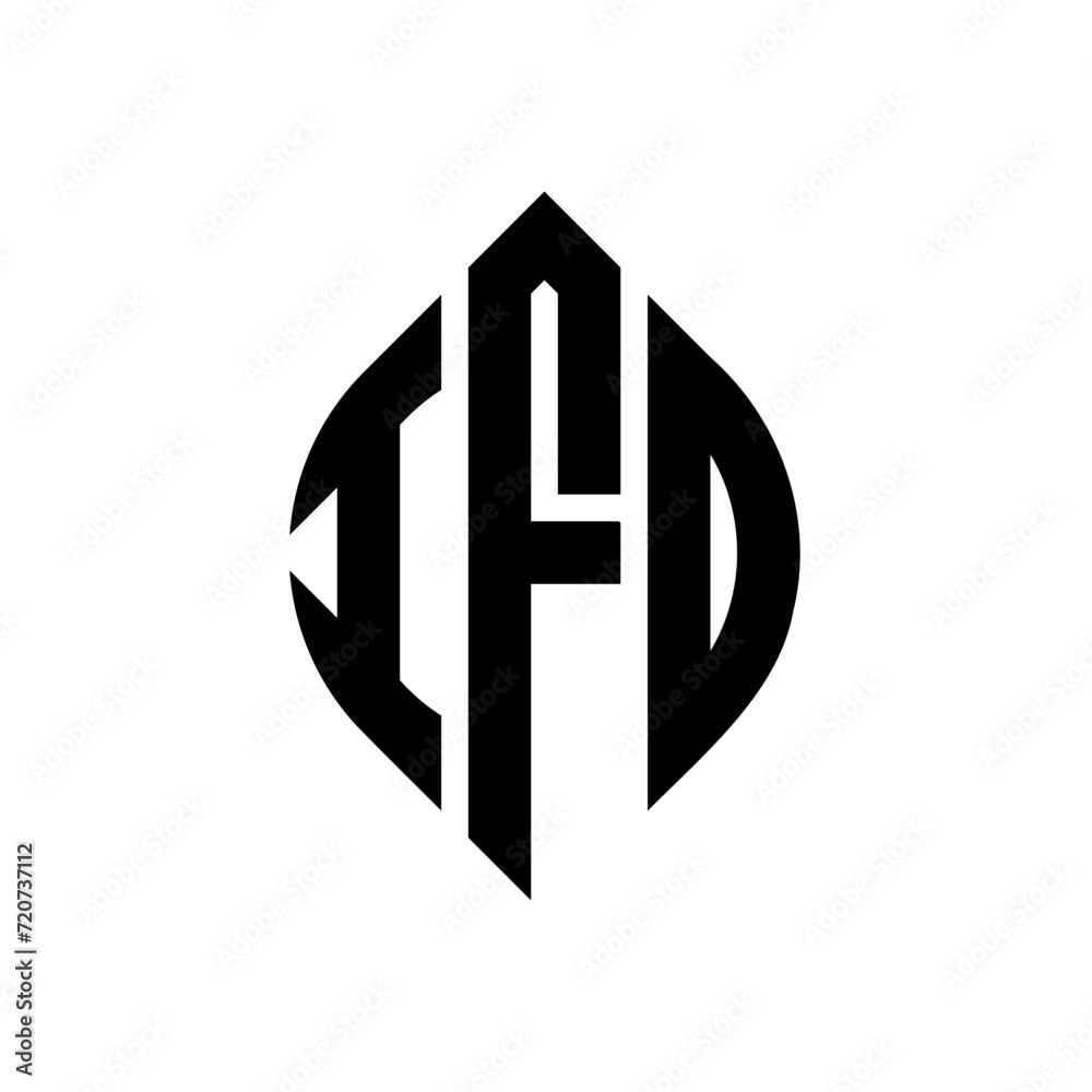 IFO circle letter logo design with circle and ellipse shape. IFO ellipse letters with typographic style. The three initials form a circle logo. IFO circle emblem abstract monogram letter mark vector. IFO circle letter logo design with circle and ellipse shape. IFO ellipse letters with typographic style. The three initials form a circle logo. IFO circle emblem abstract monogram letter mark vector.