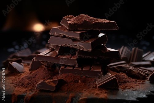stack of chocolates