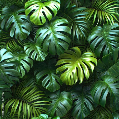 Green Wall Seamless for background