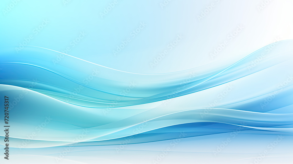 abstract blue wave background