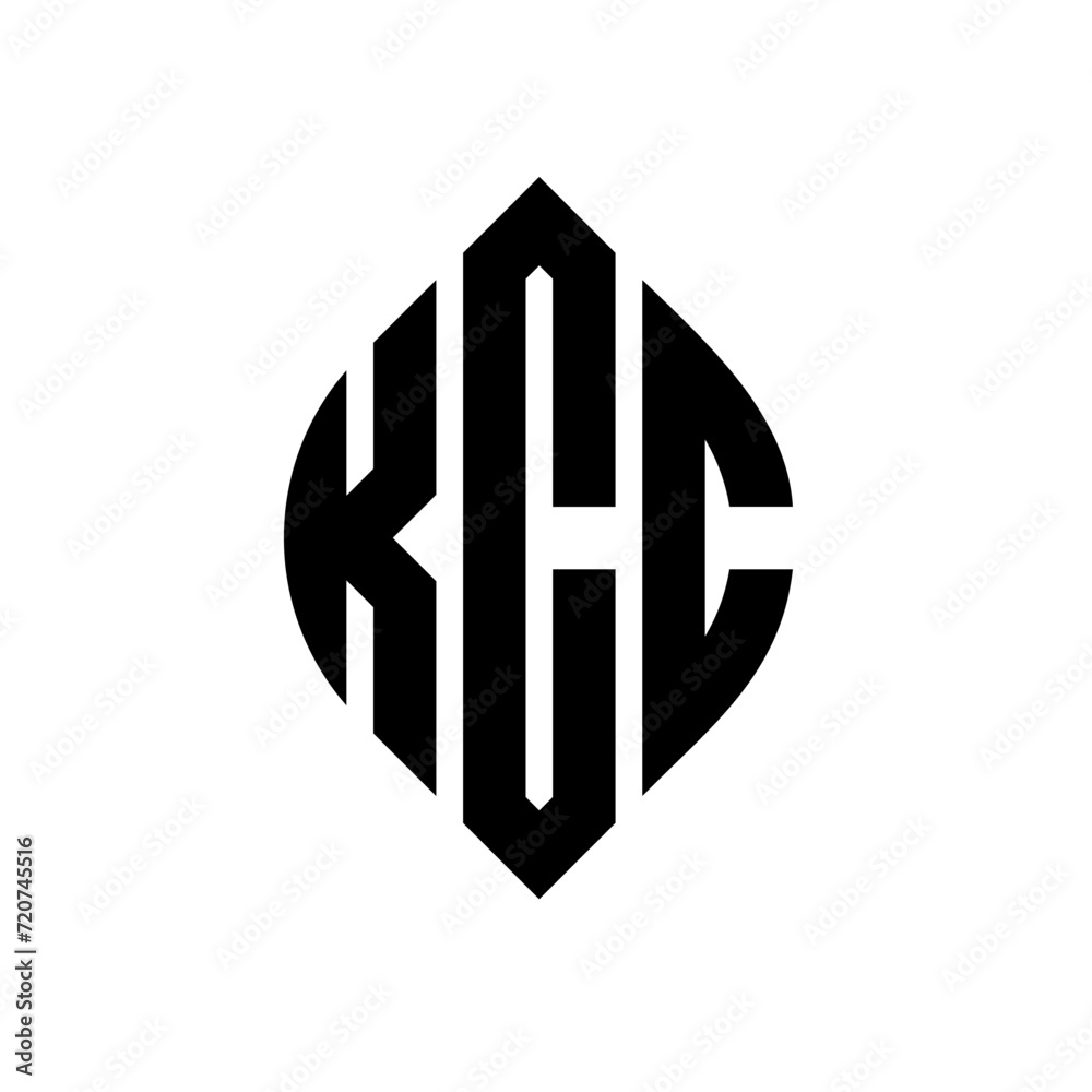 KCC circle letter logo design with circle and ellipse shape. KCC ellipse letters with typographic style. The three initials form a circle logo. KCC circle emblem abstract monogram letter mark vector. KCC circle letter logo design with circle and ellipse shape. KCC ellipse letters with typographic style. The three initials form a circle logo. KCC circle emblem abstract monogram letter mark vector.