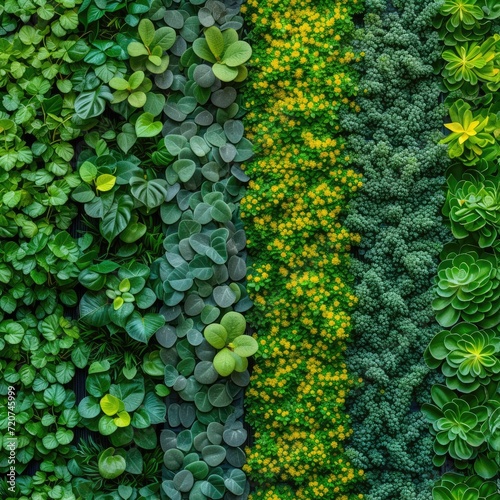 Green Wall Seamless for background