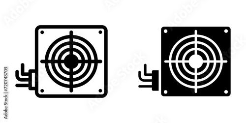 Power Supply Icon. for mobile concept and web design. vector illustration