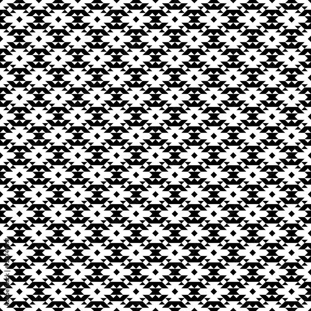 Seamless pattern. Forms, checks background. Ethnic motif. Diamonds, triangular shapes, polygons wallpaper. Rhombuses, triangles, figures ornament. Geometric backdrop. Textile print. Vector artwork Seamless pattern. Forms, checks background. Ethnic motif. Diamonds, triangular shapes, polygons wallpaper. Rhombuses, triangles, figures ornament. Geometric backdrop. Textile print. Vector artwork