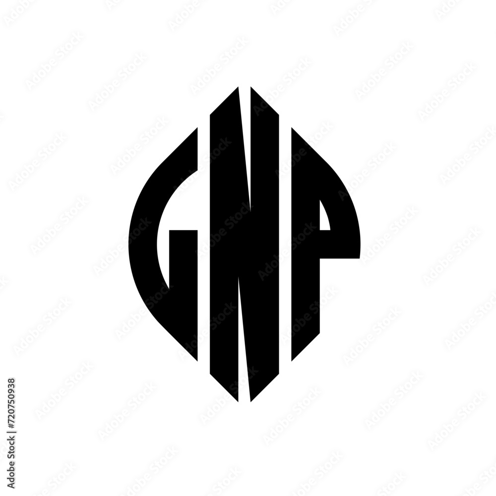 LNP circle letter logo design with circle and ellipse shape. LNP ellipse letters with typographic style. The three initials form a circle logo. LNP circle emblem abstract monogram letter mark vector. LNP circle letter logo design with circle and ellipse shape. LNP ellipse letters with typographic style. The three initials form a circle logo. LNP circle emblem abstract monogram letter mark vector.