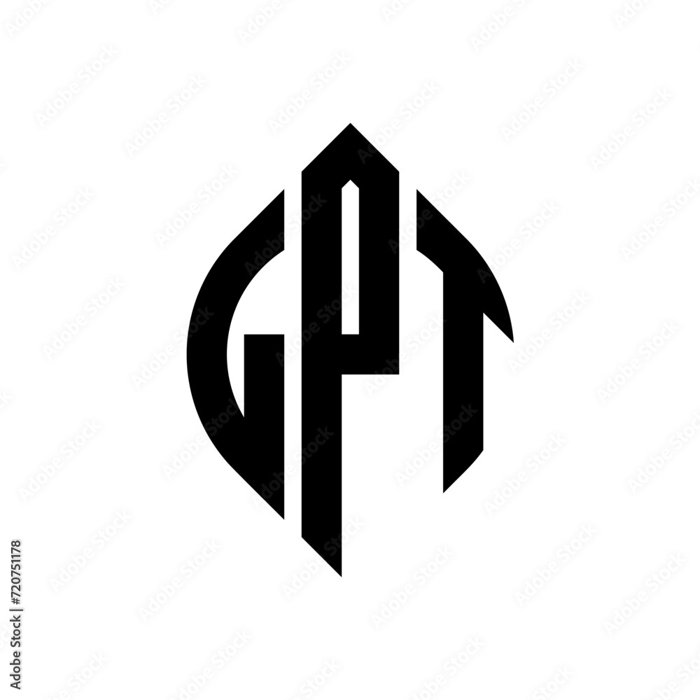 LPT circle letter logo design with circle and ellipse shape. LPT ellipse letters with typographic style. The three initials form a circle logo. LPT circle emblem abstract monogram letter mark vector. LPT circle letter logo design with circle and ellipse shape. LPT ellipse letters with typographic style. The three initials form a circle logo. LPT circle emblem abstract monogram letter mark vector.