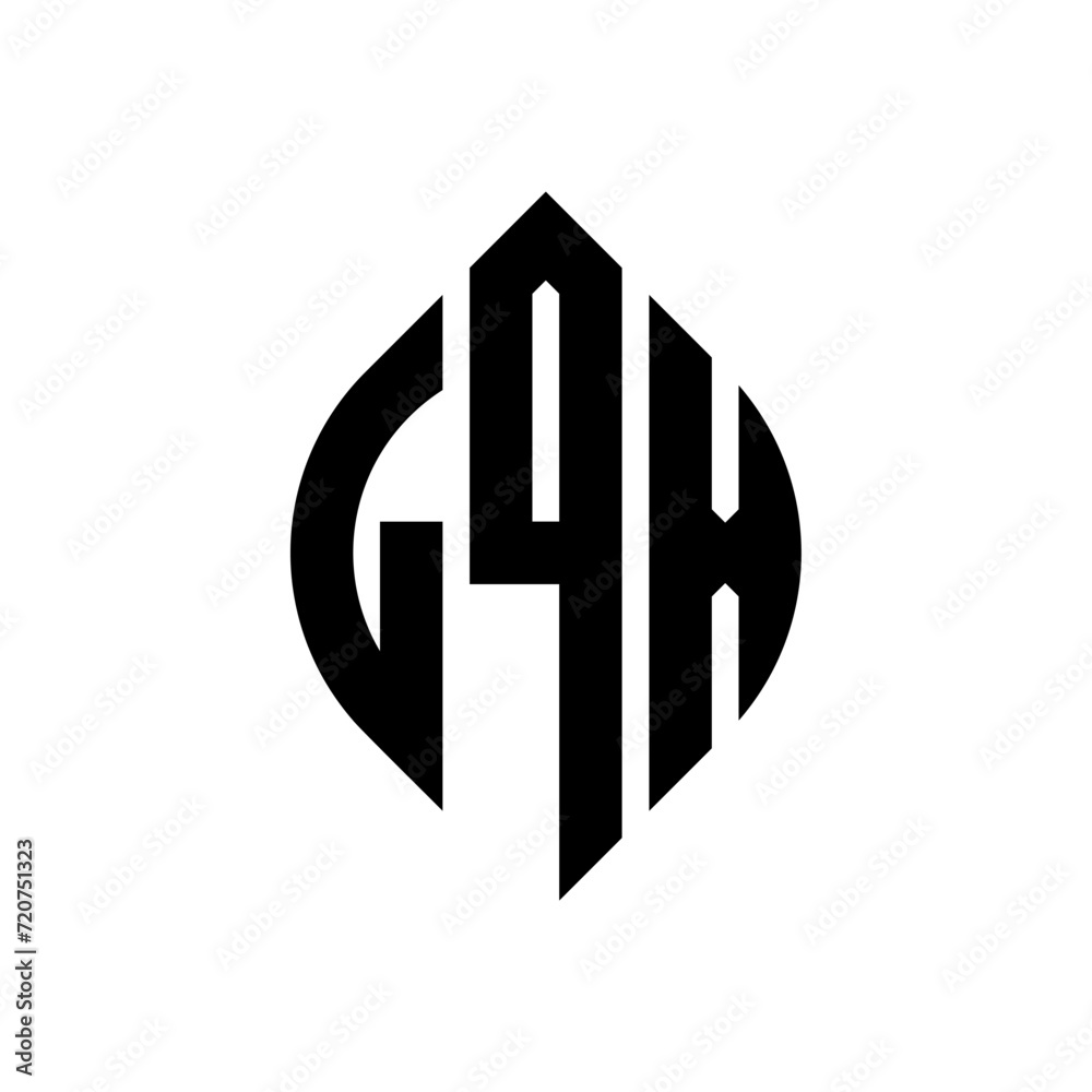 LQX circle letter logo design with circle and ellipse shape. LQX ellipse letters with typographic style. The three initials form a circle logo. LQX circle emblem abstract monogram letter mark vector. LQX circle letter logo design with circle and ellipse shape. LQX ellipse letters with typographic style. The three initials form a circle logo. LQX circle emblem abstract monogram letter mark vector.