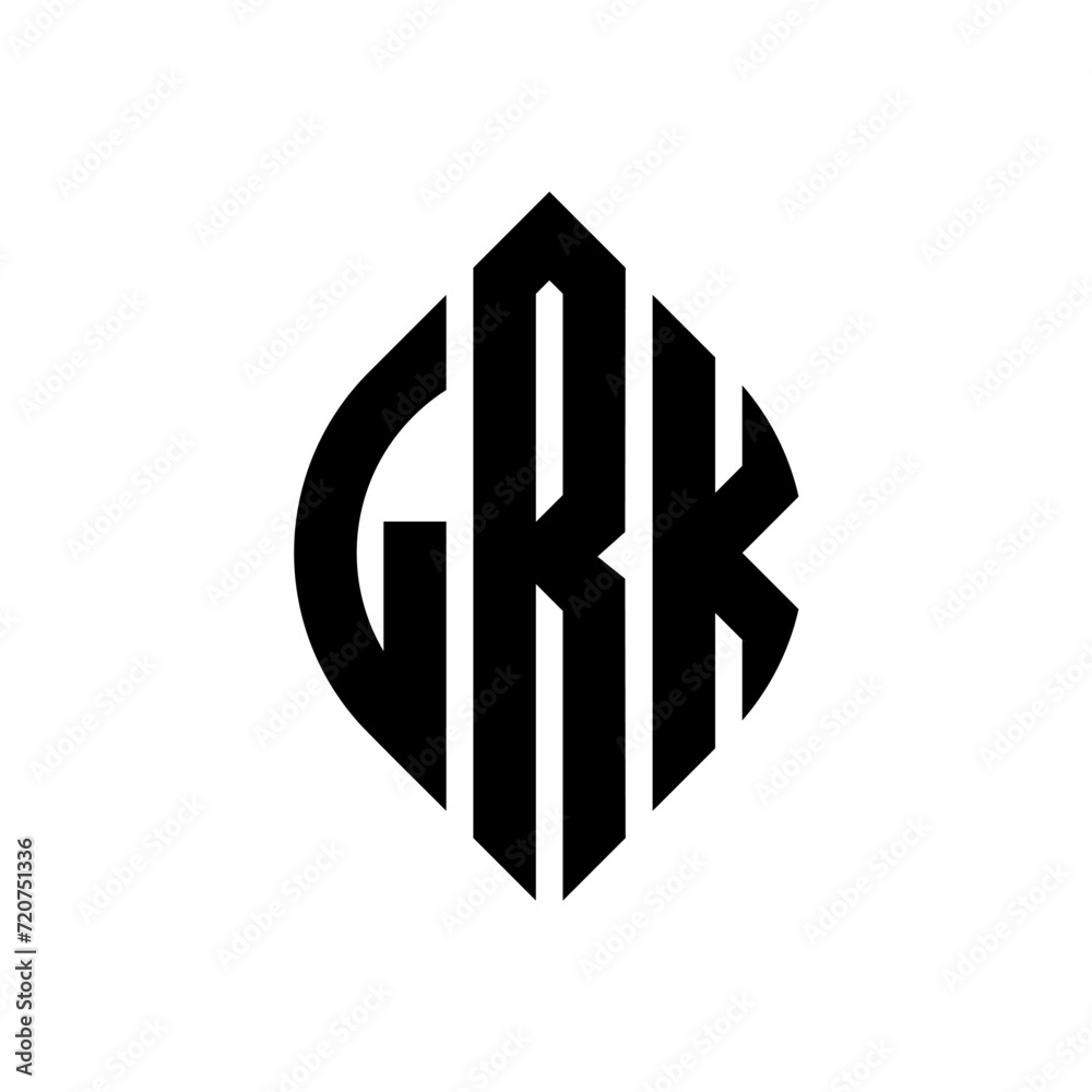 LRK circle letter logo design with circle and ellipse shape. LRK ellipse letters with typographic style. The three initials form a circle logo. LRK circle emblem abstract monogram letter mark vector. LRK circle letter logo design with circle and ellipse shape. LRK ellipse letters with typographic style. The three initials form a circle logo. LRK circle emblem abstract monogram letter mark vector.