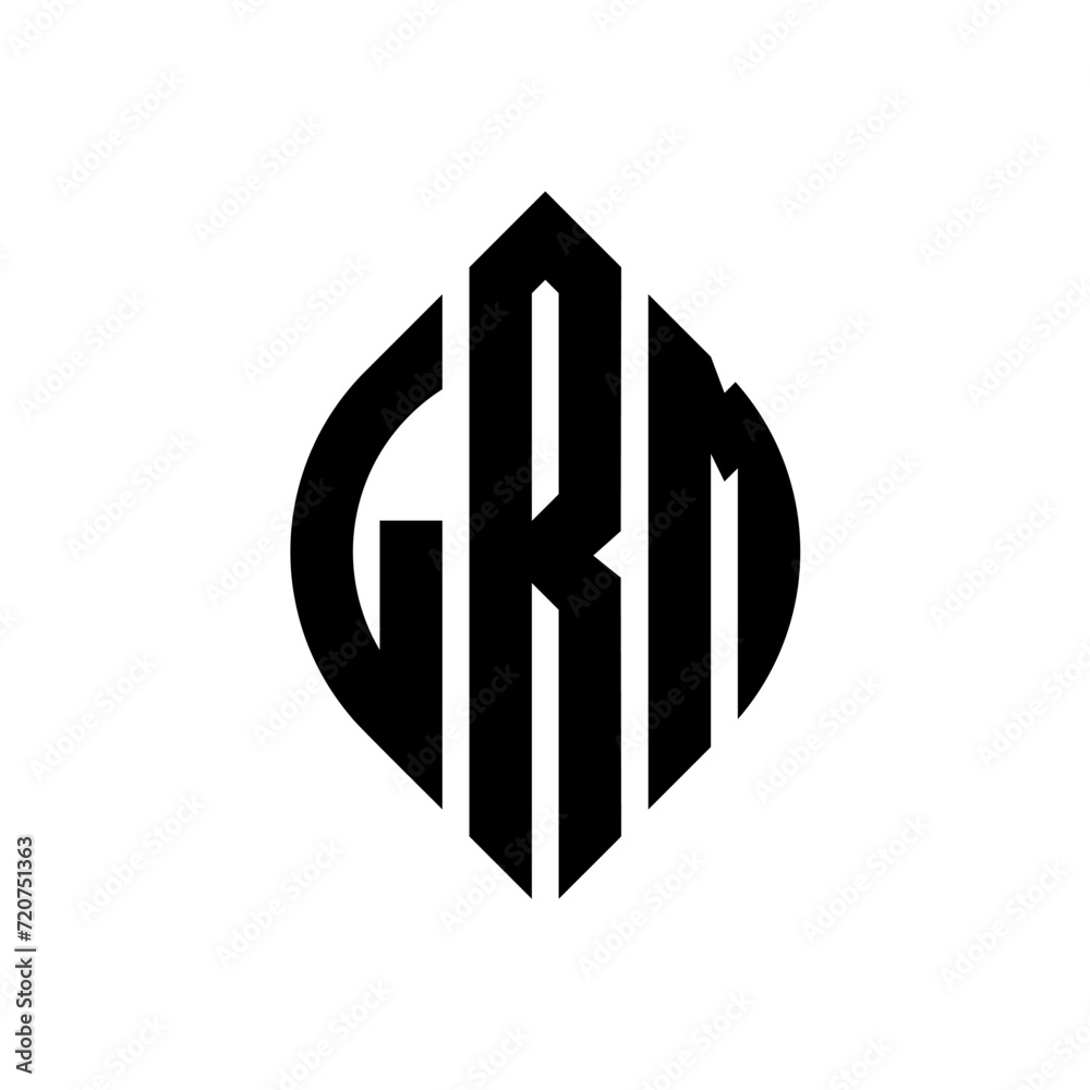 LRM circle letter logo design with circle and ellipse shape. LRM ellipse letters with typographic style. The three initials form a circle logo. LRM circle emblem abstract monogram letter mark vector. LRM circle letter logo design with circle and ellipse shape. LRM ellipse letters with typographic style. The three initials form a circle logo. LRM circle emblem abstract monogram letter mark vector.