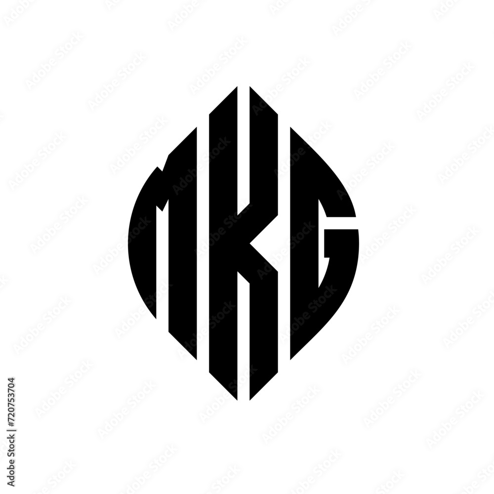 MKG circle letter logo design with circle and ellipse shape. MKG ellipse letters with typographic style. The three initials form a circle logo. MKG circle emblem abstract monogram letter mark vector. MKG circle letter logo design with circle and ellipse shape. MKG ellipse letters with typographic style. The three initials form a circle logo. MKG circle emblem abstract monogram letter mark vector.