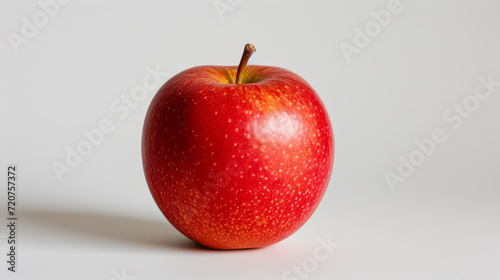 An apple on white background