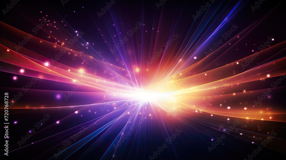 Colorful light bursts ,laser light for modern abstract background,speed of light
