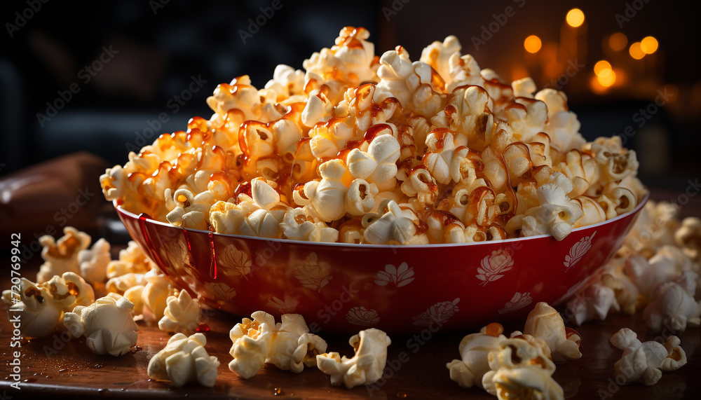 Freshness and indulgence in a gourmet bowl of buttered corn generated by AI Freshness and indulgence in a gourmet bowl of buttered corn generated by AI