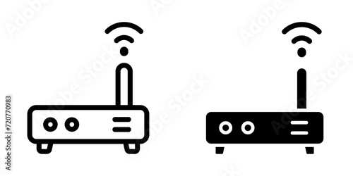 Wifi Router Icon. for mobile concept and web design. vector illustration