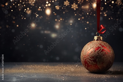 Christmas toys and elements. Festive background