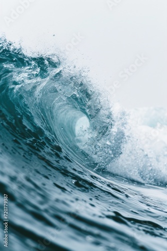 A person on a surfboard riding a wave. Perfect for capturing the thrill and excitement of surfing. Ideal for sports and adventure-related projects