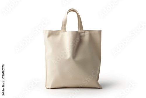 A tote bag on a white background. Suitable for various uses