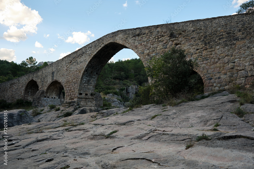 Pont de Pedret, Pedret Bridge, Catalonia, Spain