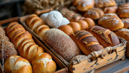 different kinds of bread like cookies Generative AI