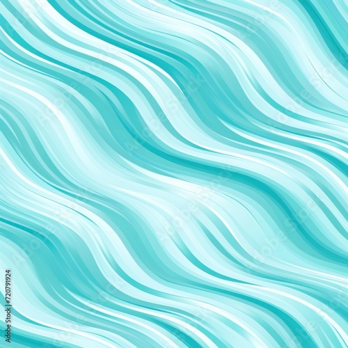 Teal seamless pattern of blurring lines in different pastel colours