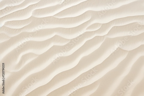 Zen Pattern in White Sand: Beach Sand Texture in Summer Sun AI Generated © Alex