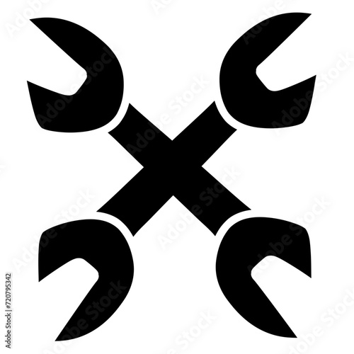 repair tool silhouette icon