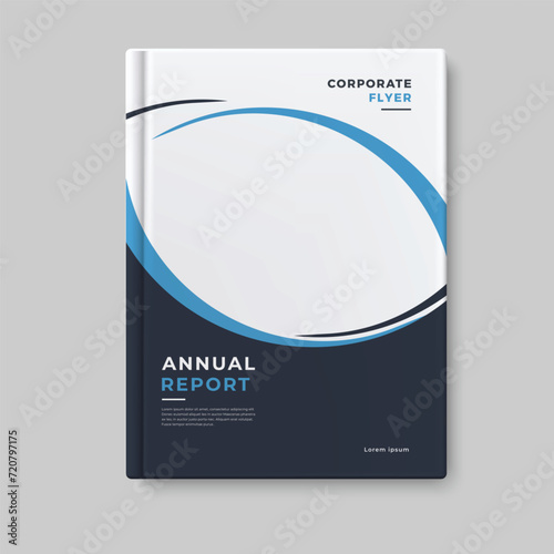 annual report template business cover design