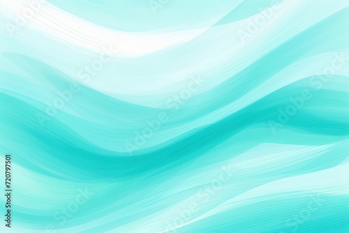 Turquoise seamless pattern of blurring lines in different pastel colours